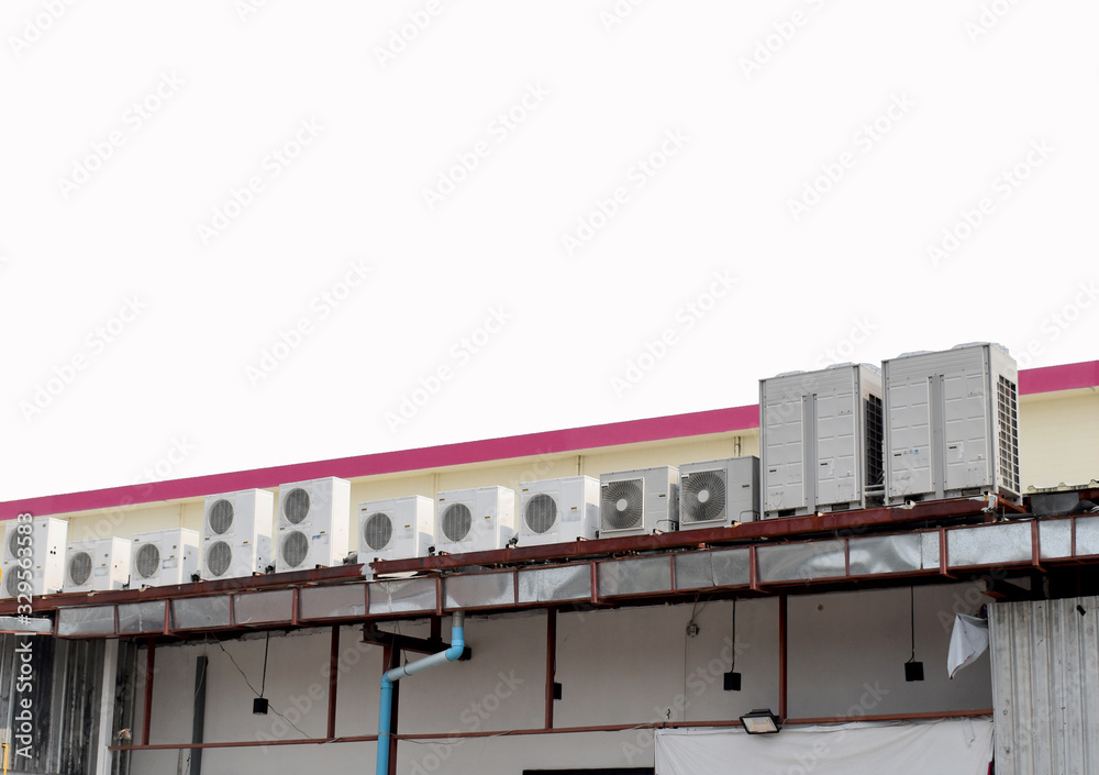 Multiple air compressor fans on tall buildings Multiple air compressor fans on tall buildings