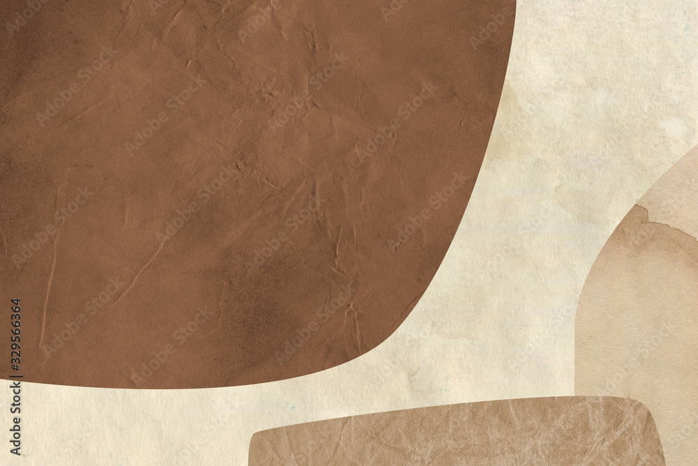 Coffee Grunge Paper Collage Texture on the white isolated background. Artistic background. Coffee Grunge Paper Collage Texture on the white isolated background. Artistic background.