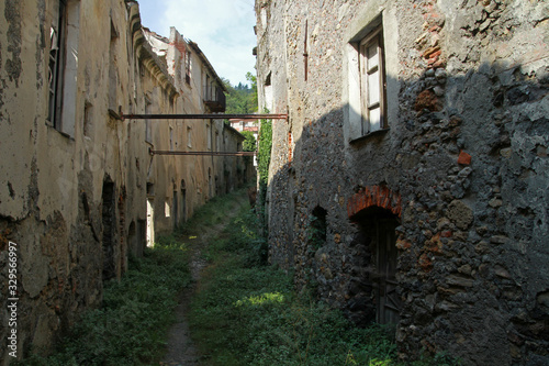 Old Town of Balestrino - ghost town in Liguria region in Italy