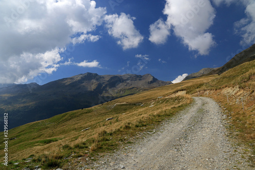 Landscape of Italian Alps in Madesimo region, Lombardy, Italy