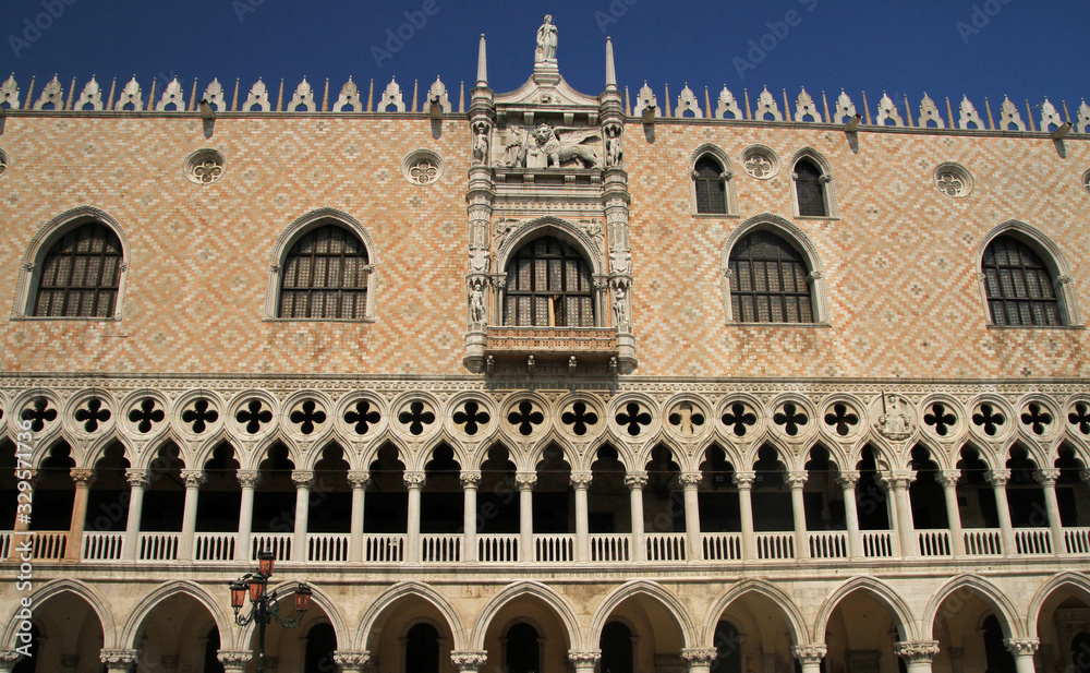 Doge's Palace - gothic style, Venice, Italy