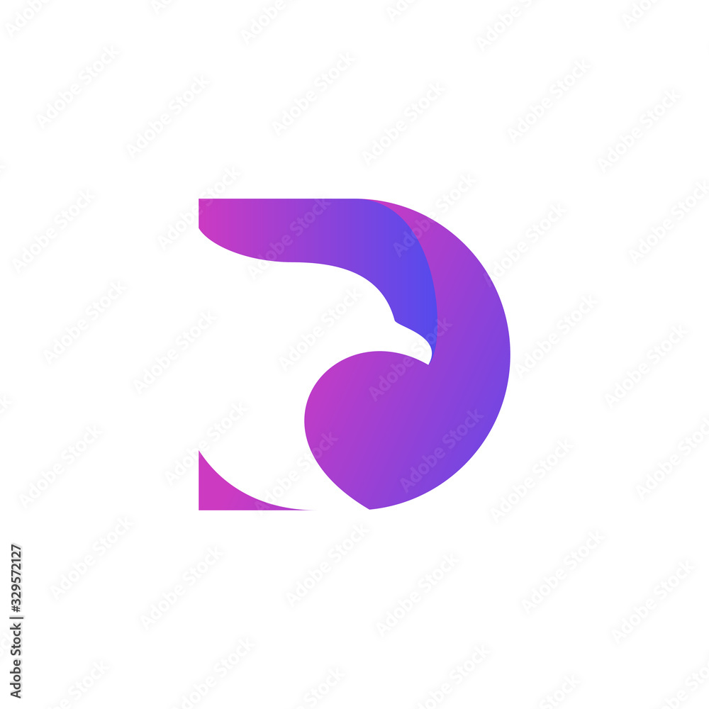 Abstract Letter D Logo Template