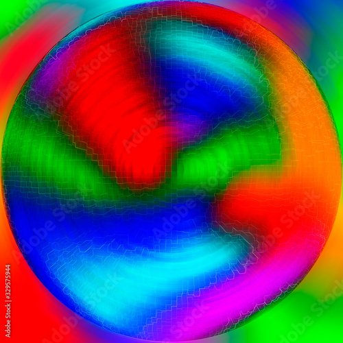 Beautiful colorful circle shape on colorful background