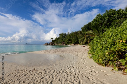 plage de Praslin, Seychelles