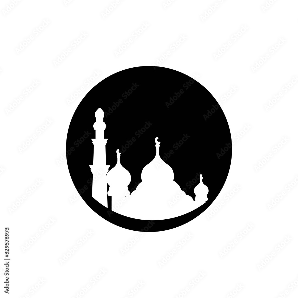 Obraz premium Mosque logo