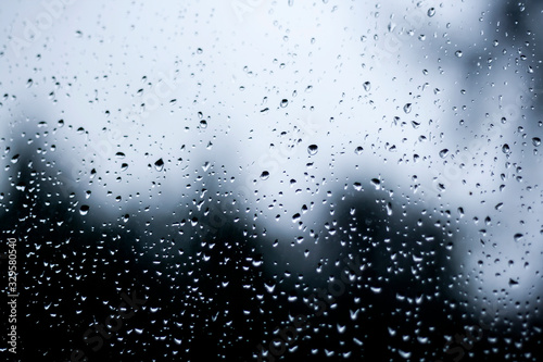rain drops in a window