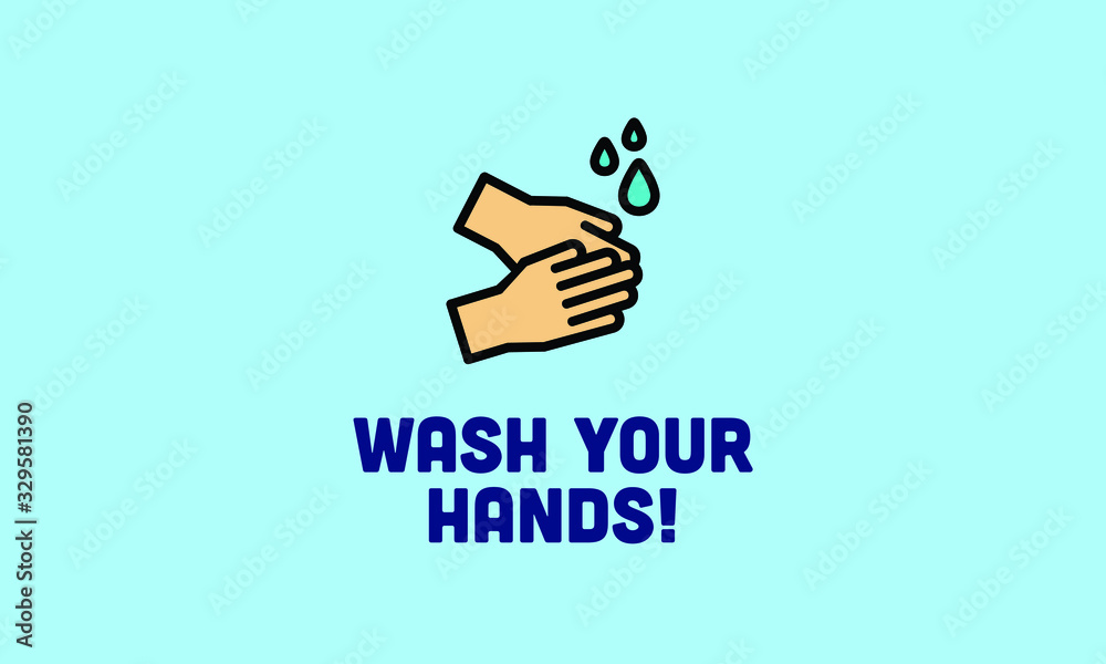 Wash Your Hands Poster Design