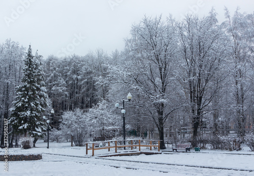 The first days of winter in the Park