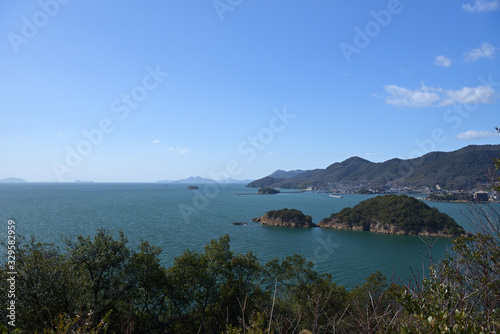 Landscape of Sensui-jima Island in Tomonoura of Fukuyama City  Seto Inland Sea