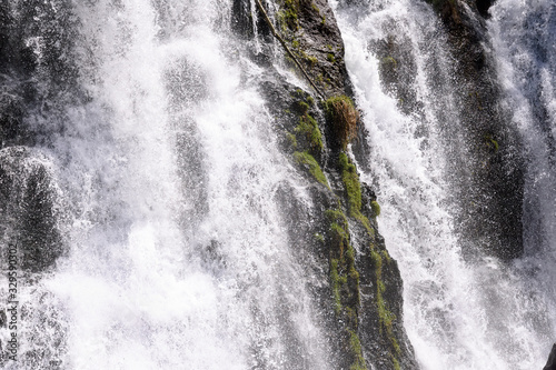 Shaki waterfall, height 18 meters, Armenia, Syunik region, north of Sisian city