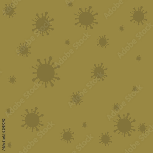 Virus. Abstract vector microbe. Computer virus, allergy bacteria, medical healthcare, microbiology concept. Disease germ, pathogen organism, infectious micro virology