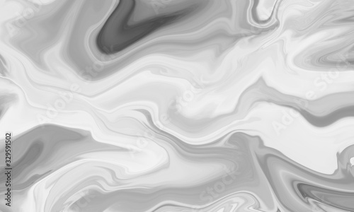 Liquid marble gray abstract texture wavy background 