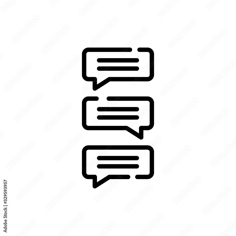 Social Media Line Icon vector illustration. Social Media Line Icon vector illustration.
