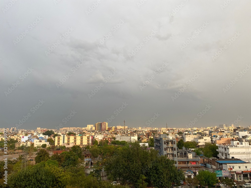 panoramic view of gurgaon city (Gurugram)