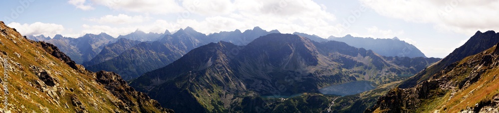 Krzyzne Pass in Tatra Mountains