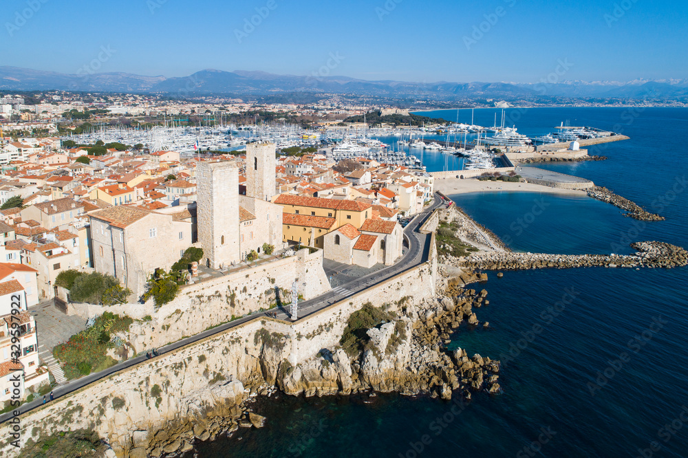 Aerial view of Antibes