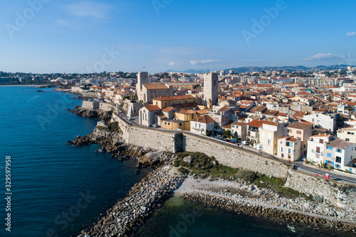 Aerial view of Antibes
