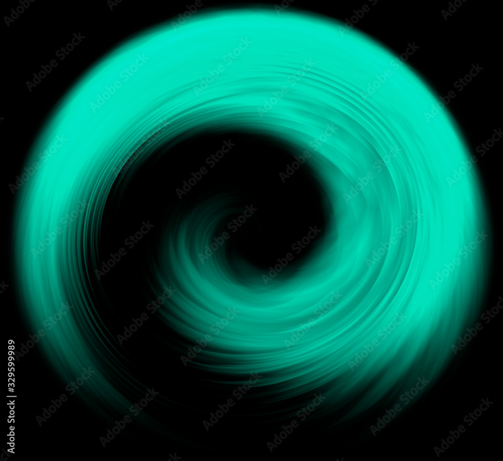 Abstract turquoise spiral fractal wallpaper Abstract turquoise spiral fractal wallpaper