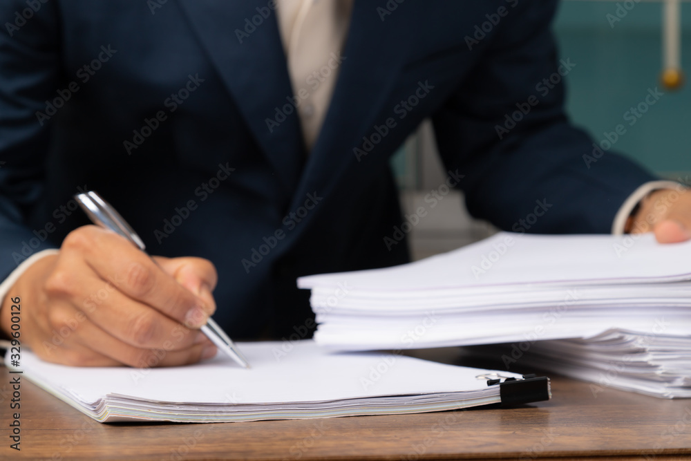 Stack of business overload paper. Stack of business overload paper.