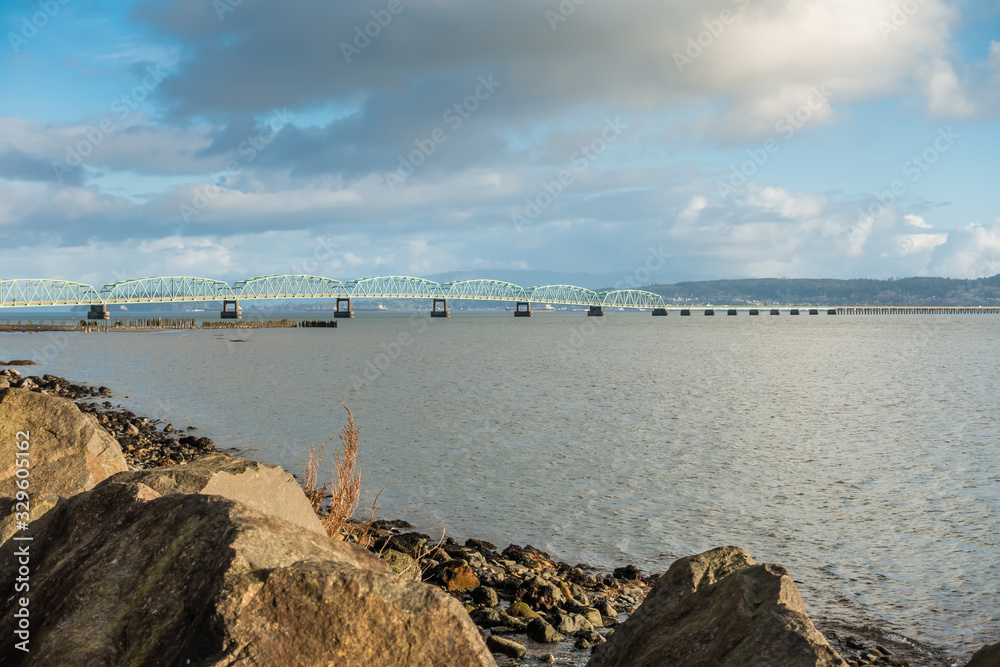 Bridge Over River