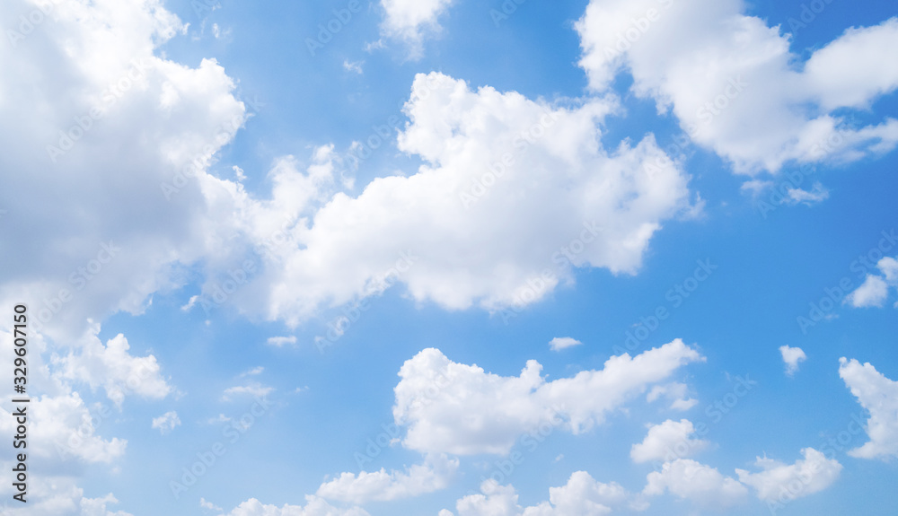 Obraz premium clear blue sky background,clouds with background.