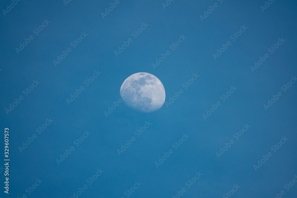 Moon in the late afternoon sky Moon in the late afternoon sky