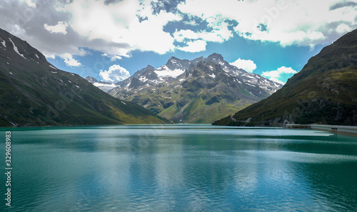 A mountain lake in austria