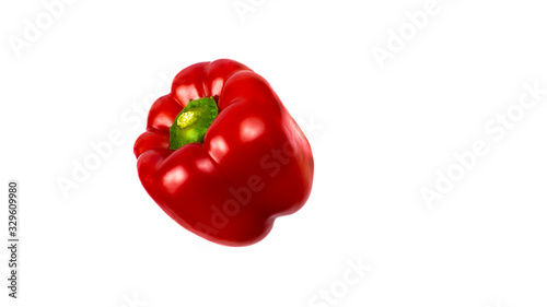 Sweet pepper on a white background © Andrey
