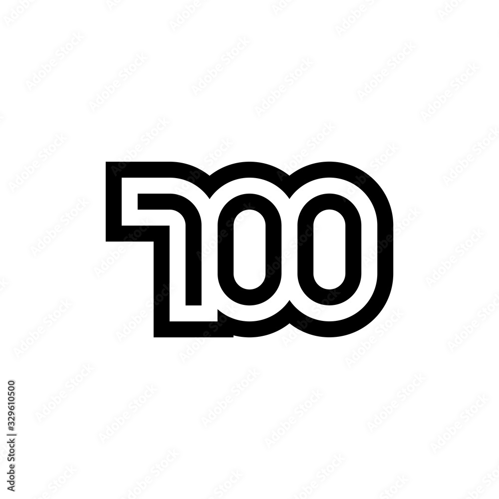 Number 700 vector icon design Number 700 vector icon design