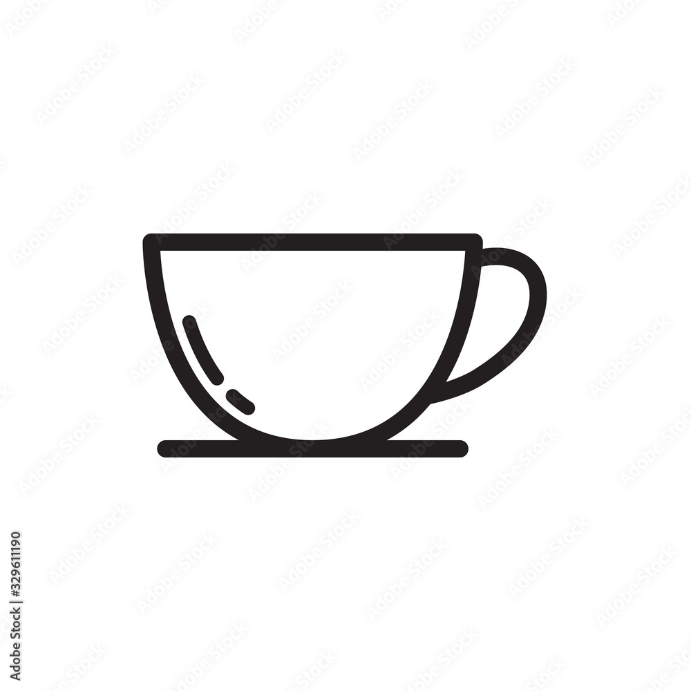 drink glass icon in trendy flat design drink glass icon in trendy flat design