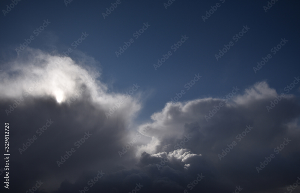 Gathering hail clouds Isle of Jura Scotland