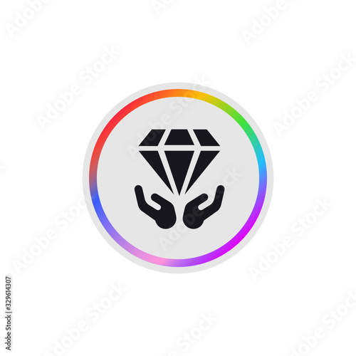 Diamond -  Modern App Button