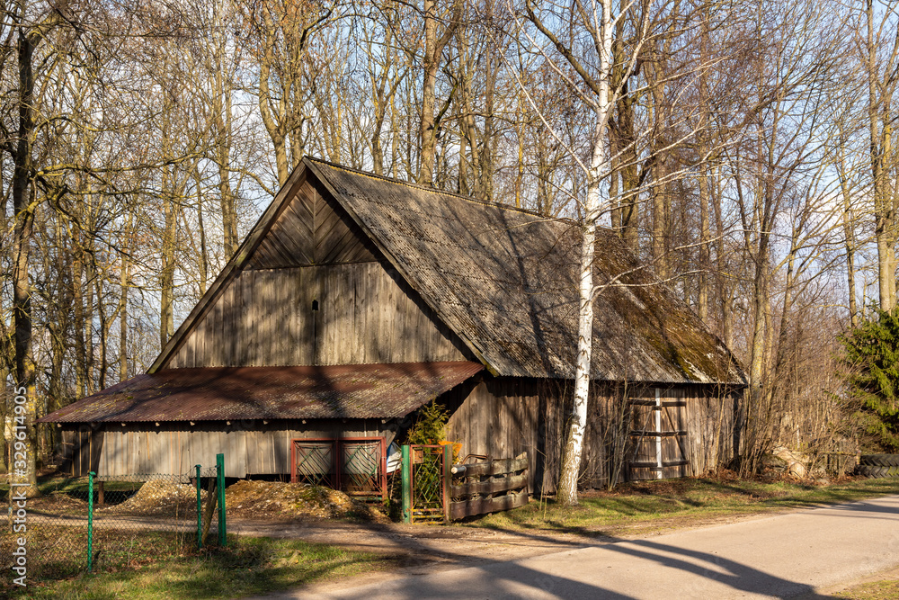 Wieś Jagłowo nad Biebrzą, Biebrzański Park Narodowy. Podlasie, Polska Wieś Jagłowo nad Biebrzą, Biebrzański Park Narodowy. Podlasie, Polska