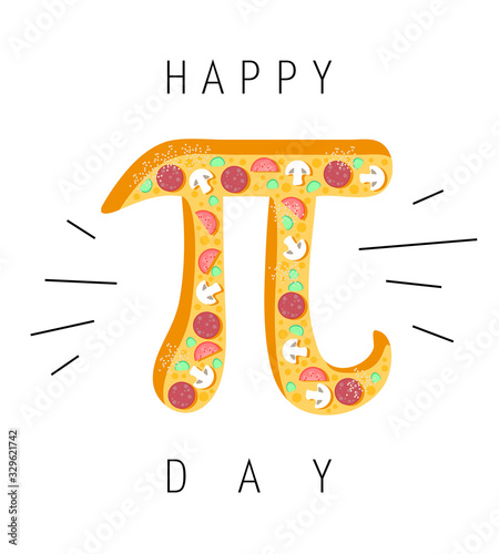 Happy Pi Day! Celebrate Pi Day. Mathematical constant. March 14th (3/14). Ratio of a circle’s circumference to its diameter. Constant number Pi. Pizza