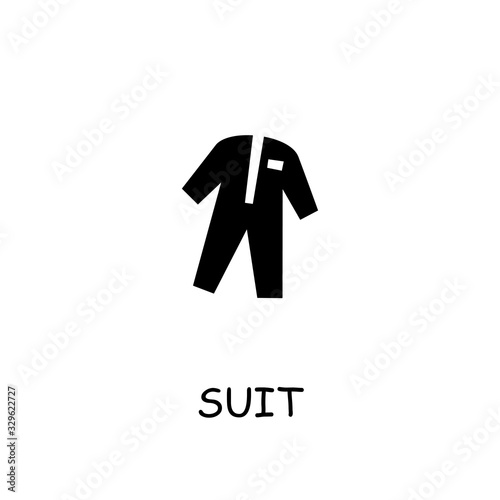 Suit flat vector icon