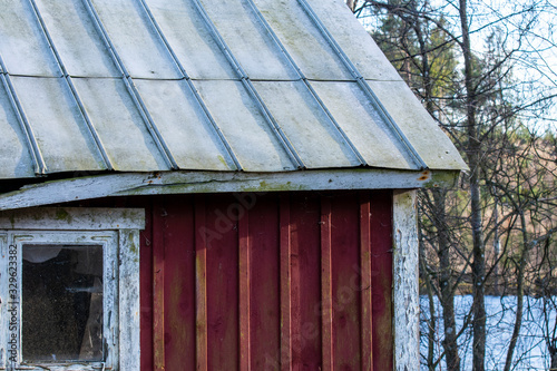 old wooden house