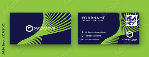 modern business card design . double sided business card design template . flat gradation business card inspiration