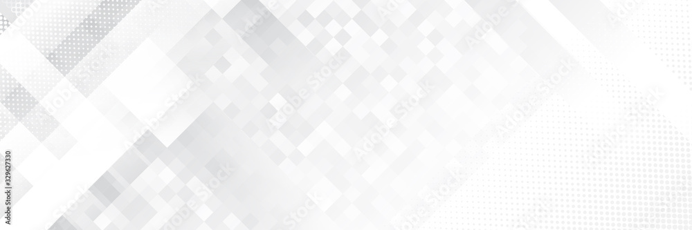 Grey White Silver Abstract background illustration with hight quality and halftone for wide banner Grey White Silver Abstract background illustration with hight quality and halftone for wide banner