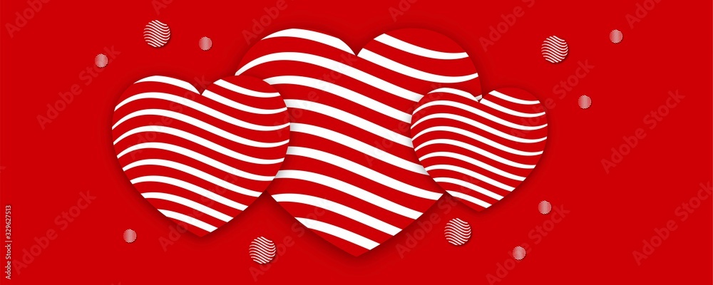 Obraz premium valentine's red background vector