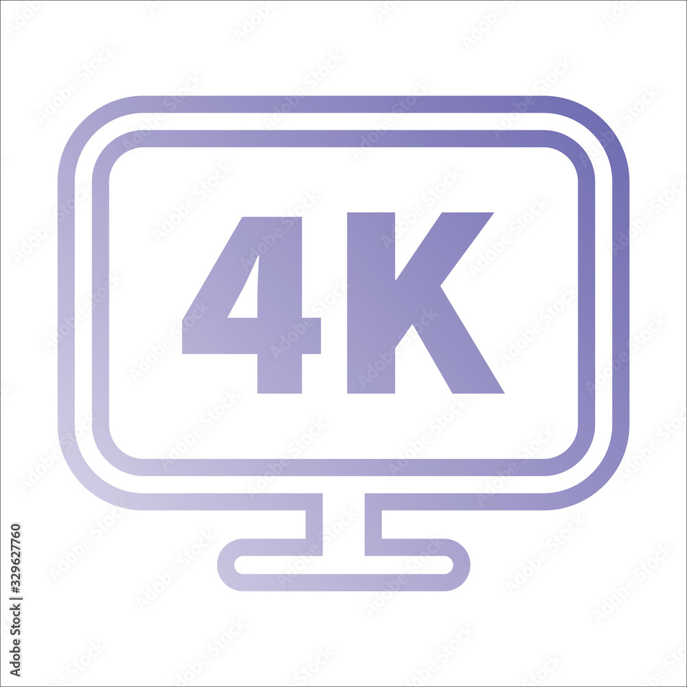 4K resolution icon with modern flat design suitable for advertising, promotion, presentation. Eps10 vector illustration. 4K resolution icon with modern flat design suitable for advertising, promotion, presentation. Eps10 vector illustration.