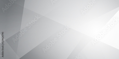  Abstract white geometric background with triangle shape, light, modern corporate concept