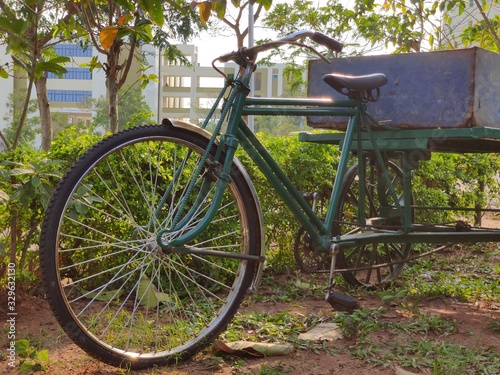 old bicycle in the park