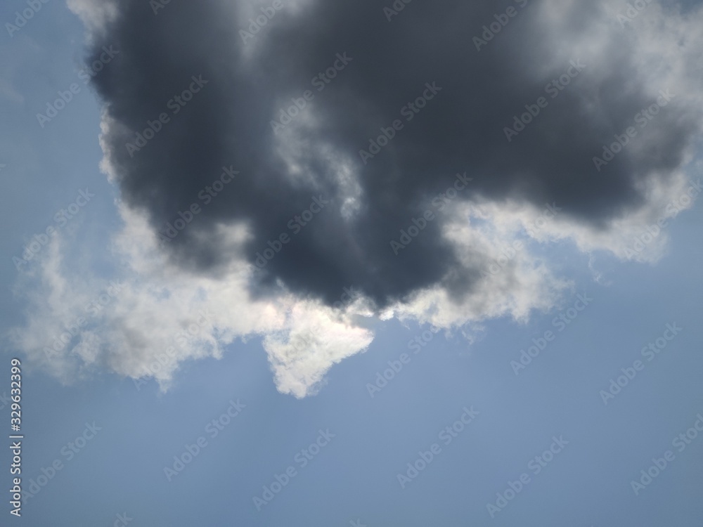 Obraz premium blue sky with clouds