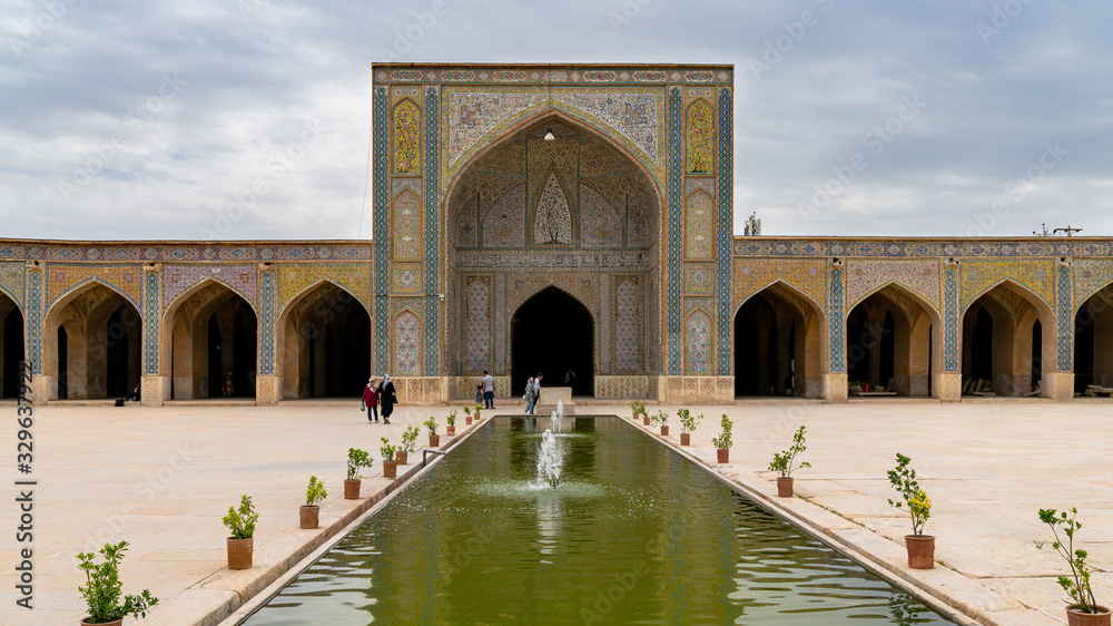 Courtyard of Vakil Mosque, Shiraz, Iran