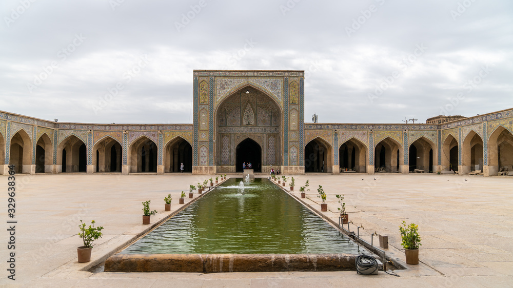 Courtyard of Vakil Mosque, Shiraz, Iran