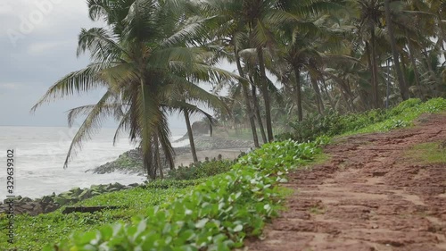 varkala india beach slow motion