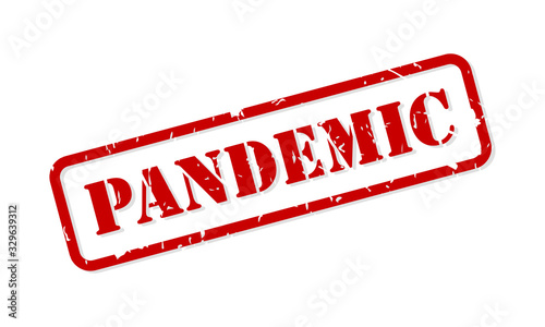 Pandemic Rubber Stamp Vector