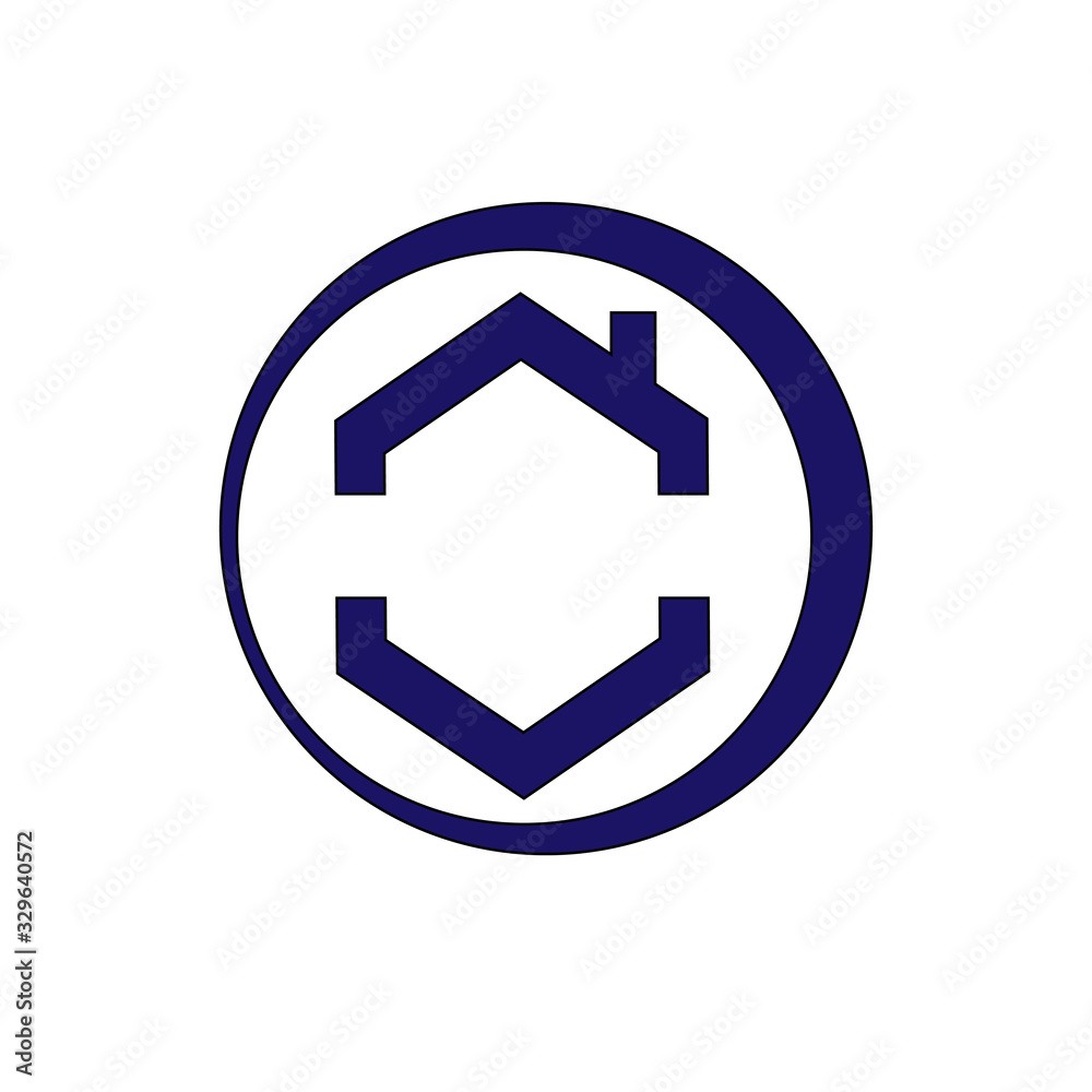 example of a building logo, suitable as a mascot example of a building logo, suitable as a mascot