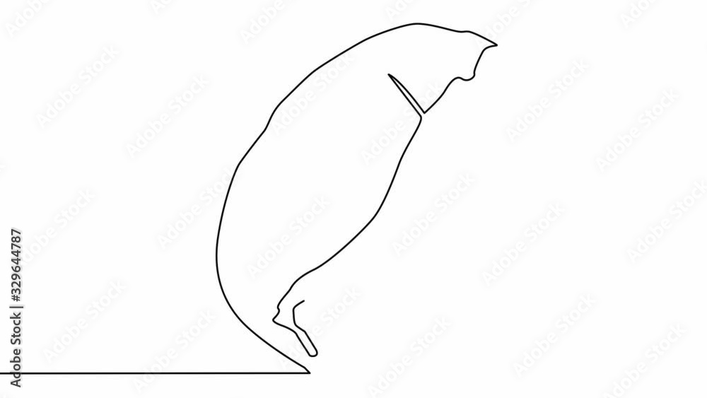 Self drawing line animation of coffee beans. Self drawing line animation of coffee beans.