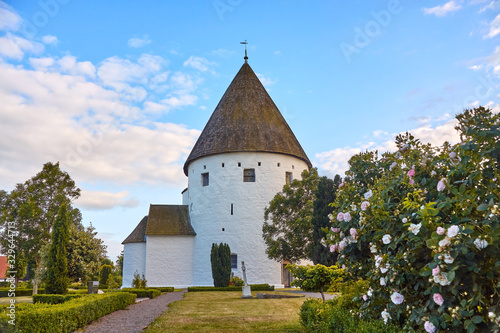 St Olaf's Church (Sankt Ols Kirke) or Olsker Church - 12th-century round church which is the highest of Bornholm's four round churches, located in the village of Olsker, Bornholm island, Denmark
